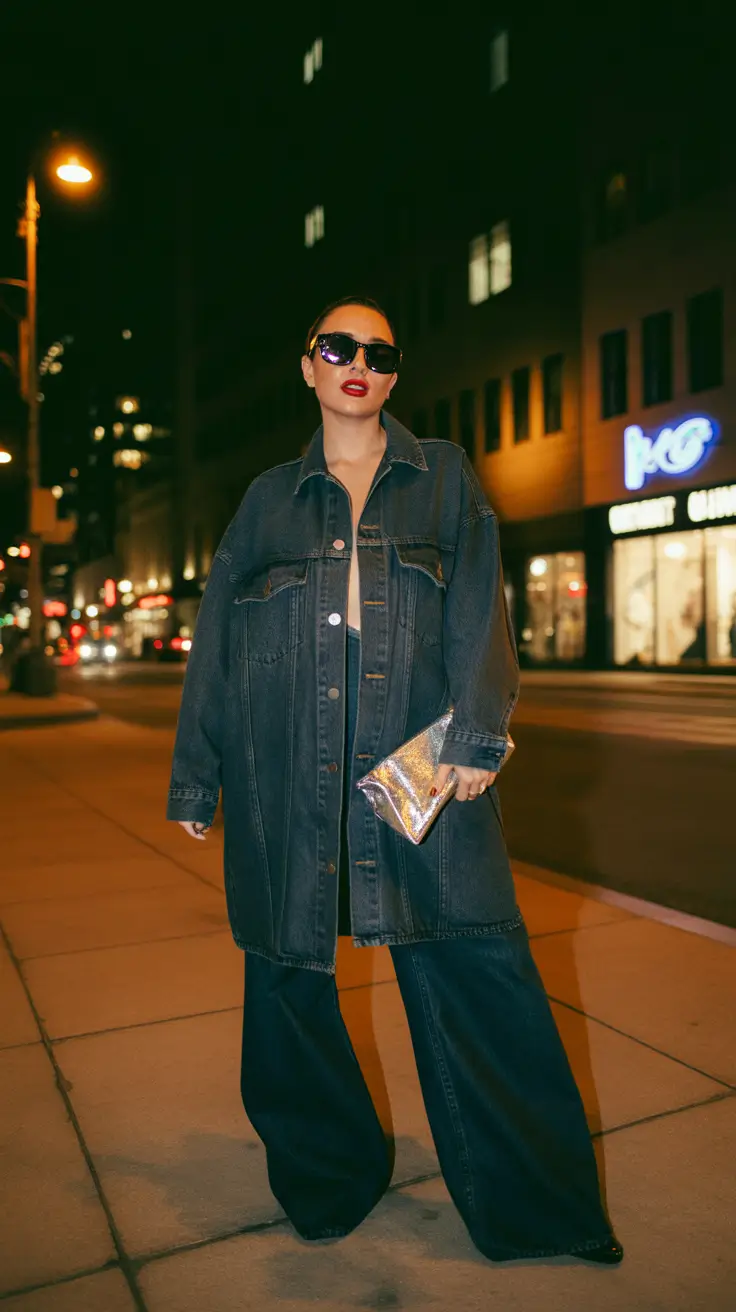 jeans outfits 2026 Midnight Statement