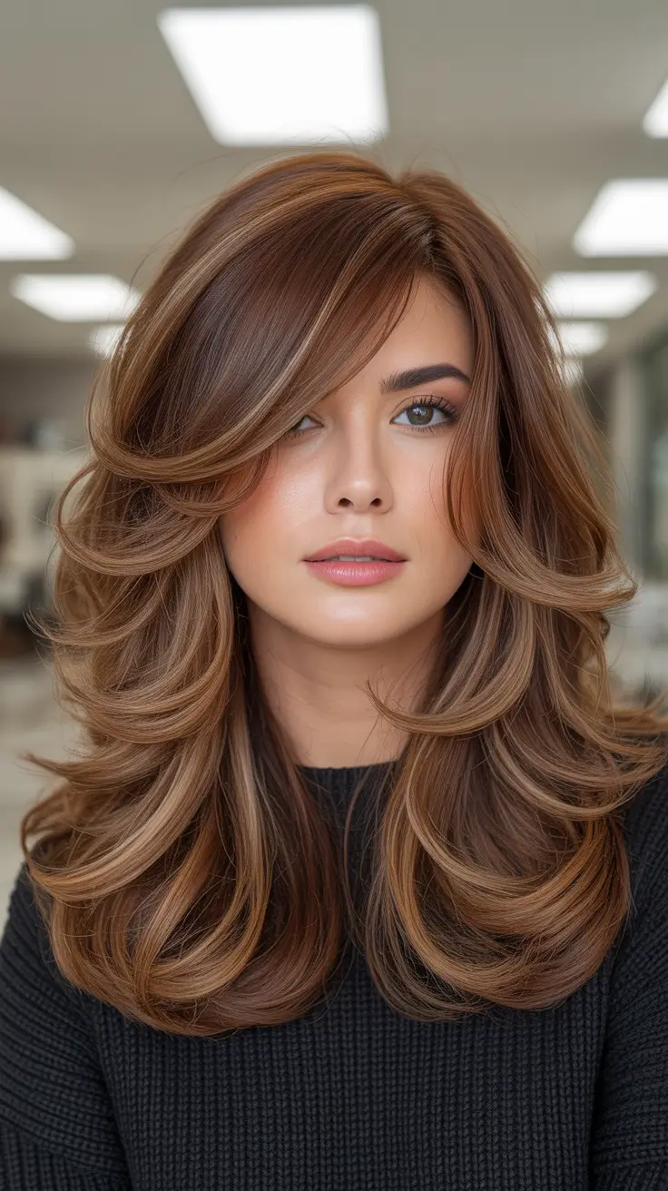 Butterfly Haircut 2026 Soft Brunette Wings