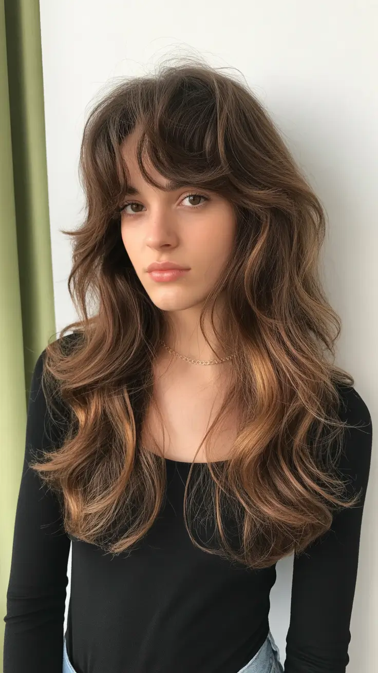 haircuts for long hair 2026 Butterfly Cut with Soft Front Layers