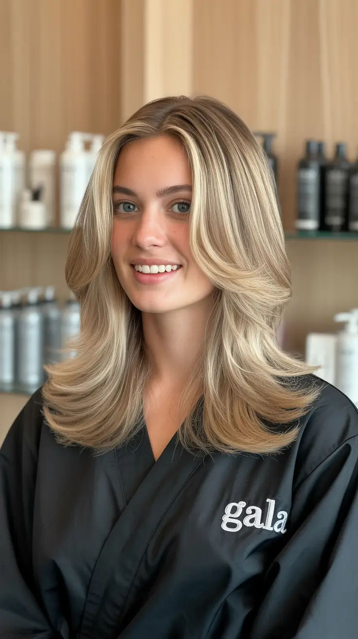 haircuts for medium hair 2026 Golden Volume Flow