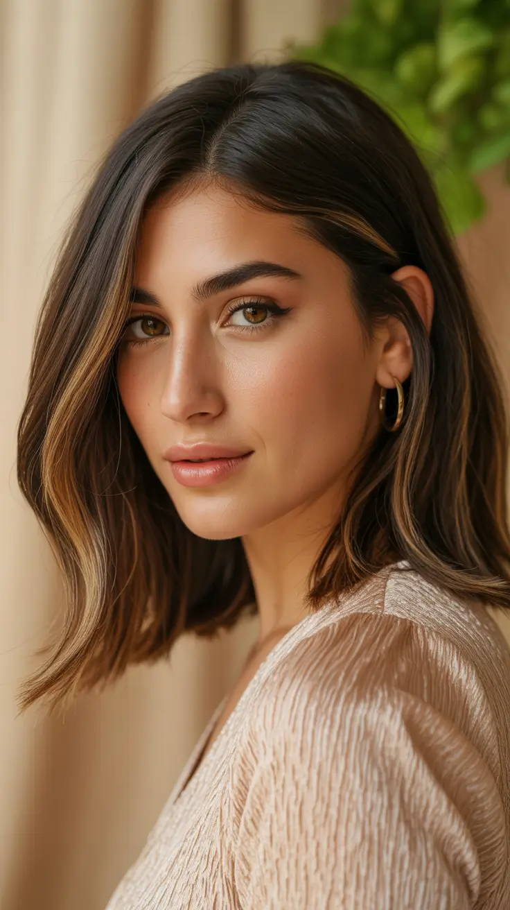 haircuts for medium hair 2026 Chocolate Luxe Bob