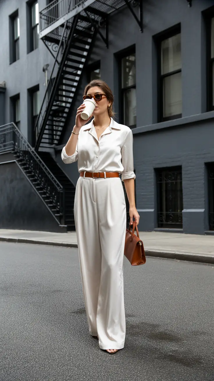 classy outfits 2026 beige chic casual