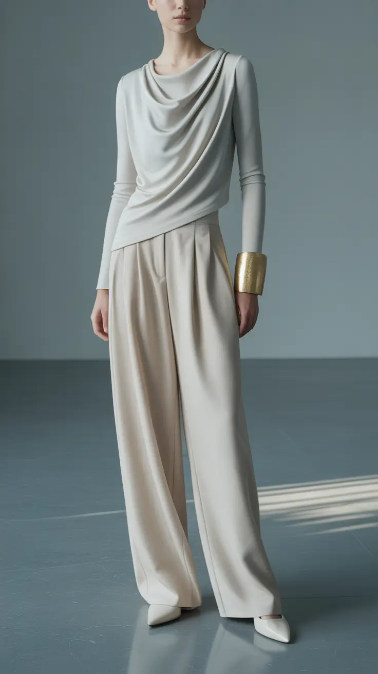 classy outfits 2026 soft tones simple chic