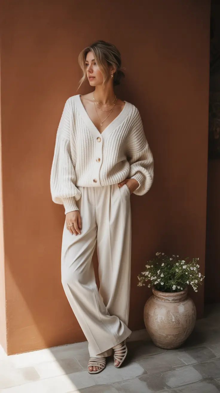 classy outfits 2026 cozy casual chic women