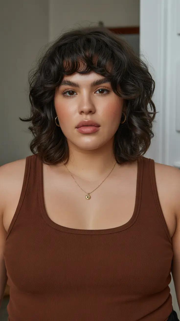 Haircuts for Plus Size Women 2026 Soft Shag with Flirty Texture