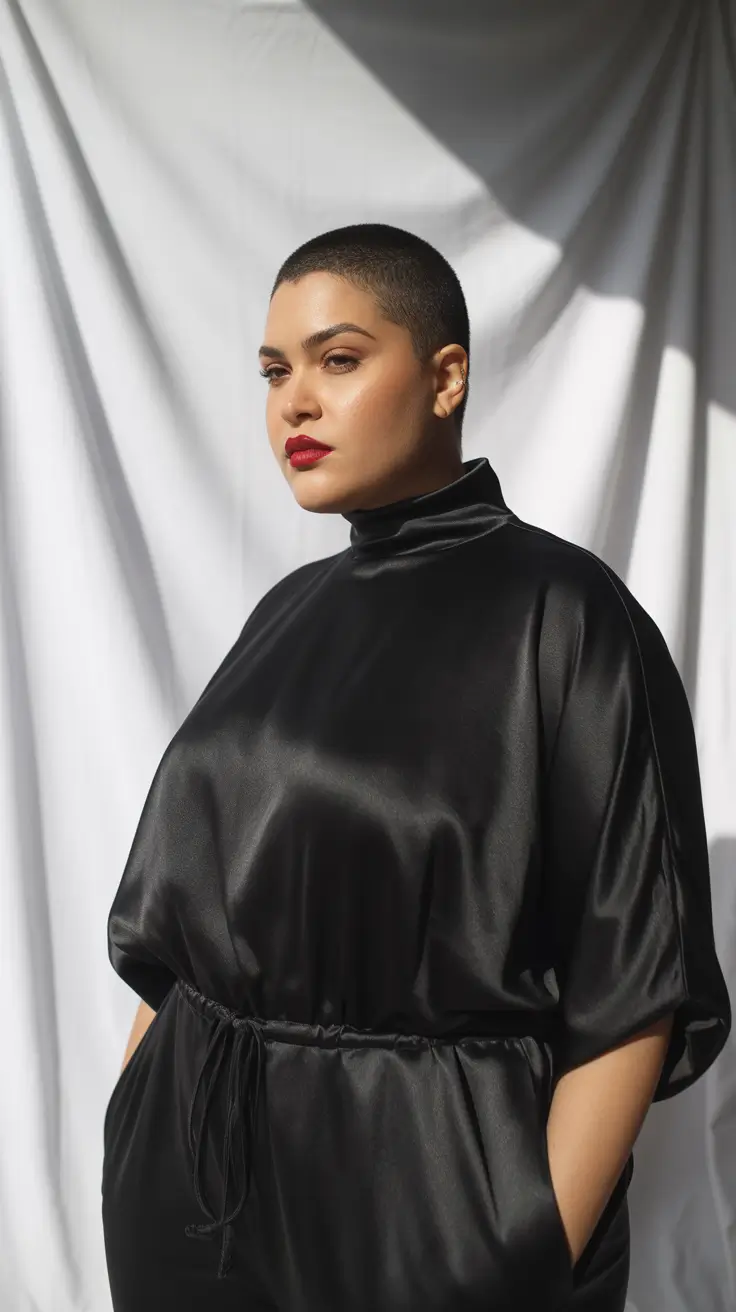 Modern Haircuts for Round Faces 2026 Ultra Short Buzz Confidence