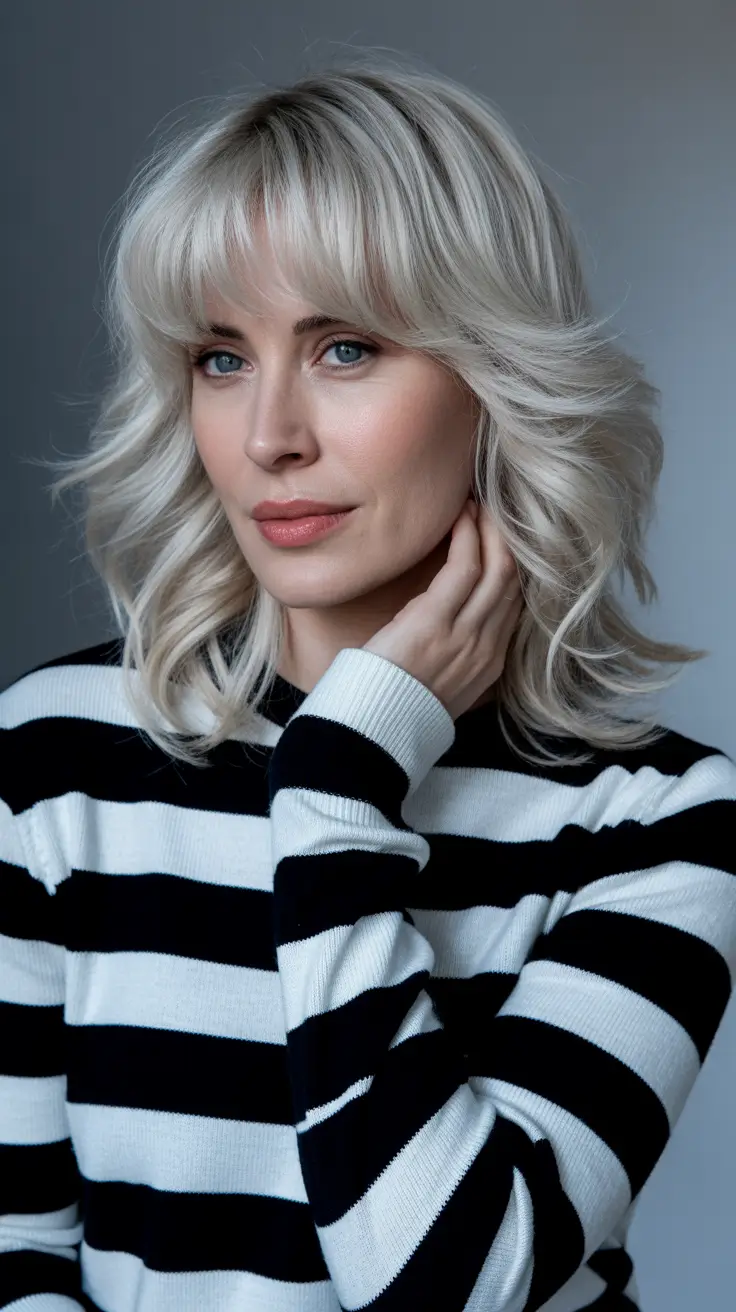 Haircuts for Women Over 40 2046 Shoulder Length Layers