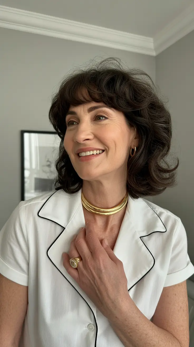 Haircuts for Women Over 50 2026 Soft Layered Medium Cut with Wispy Bangs