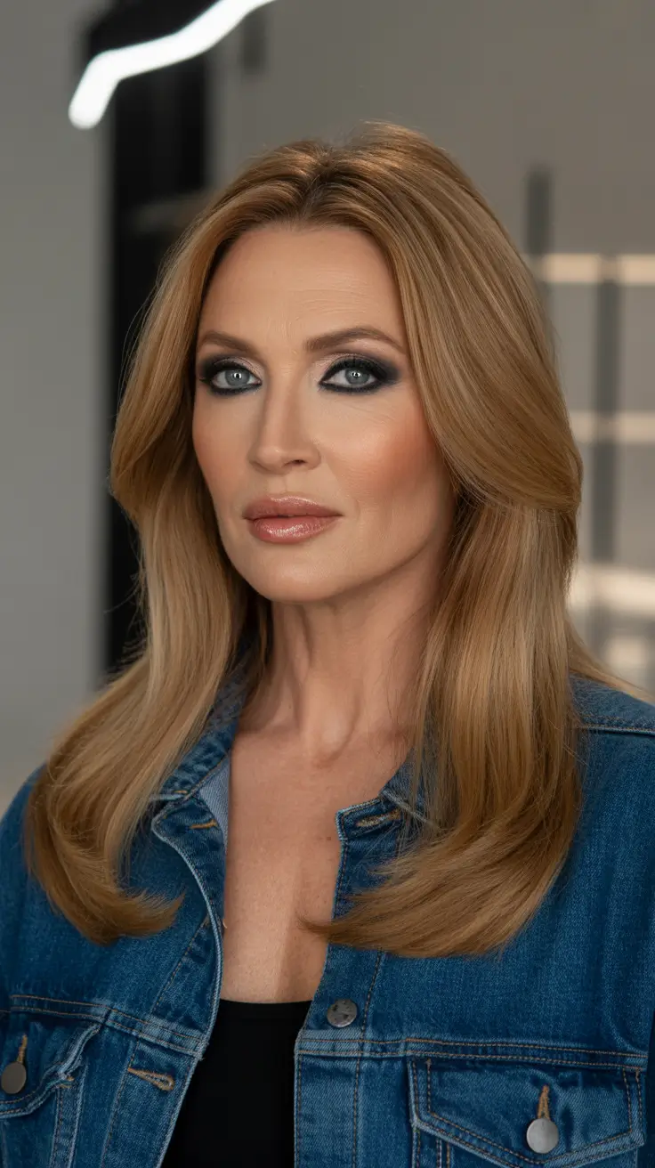 Modern Hairstyles for Women Over 50 2026 Sleek Medium Length with Polished Confidence