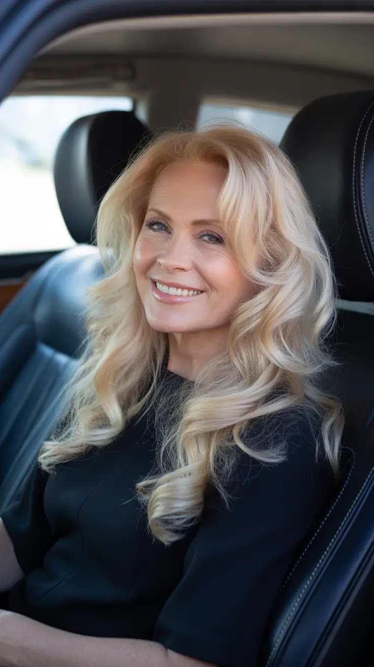 Haircuts for Women Over 50 2026 Long Layered Blonde