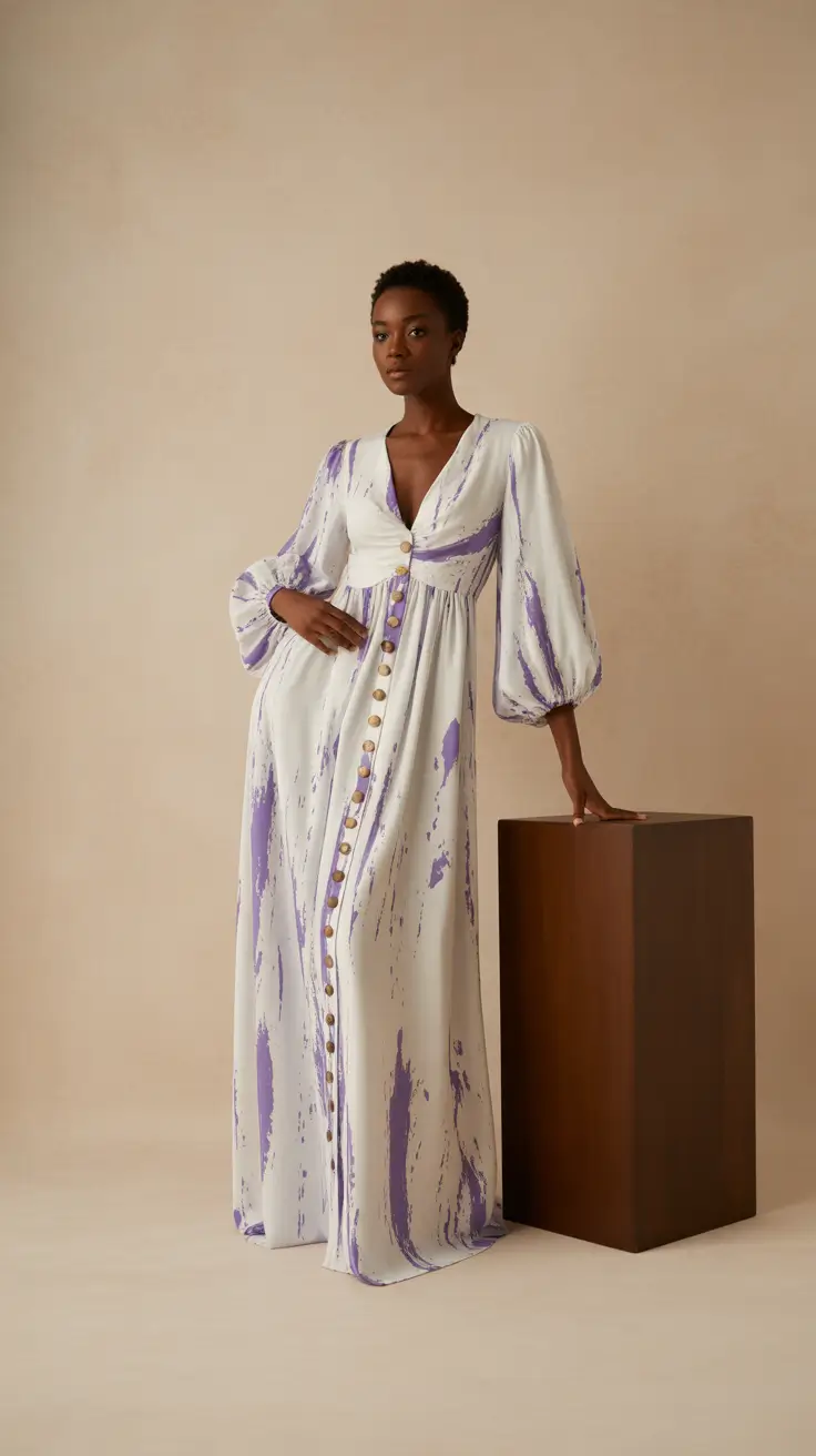 outfits for black women 2026 Soft Glam With Artistic Flow