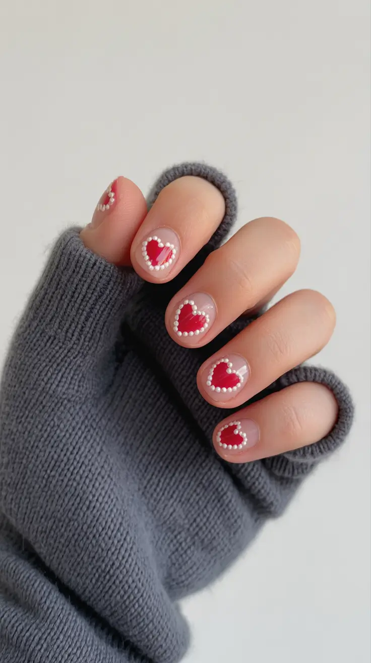 nail colors 2026 Heartbeat Charm Nails