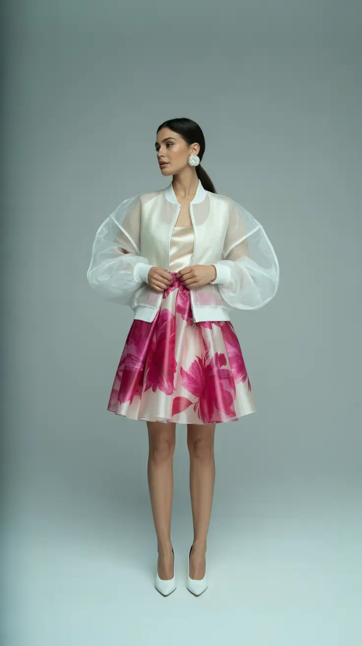 new york outfits 2026 Modern Romance In Sheer And Satin