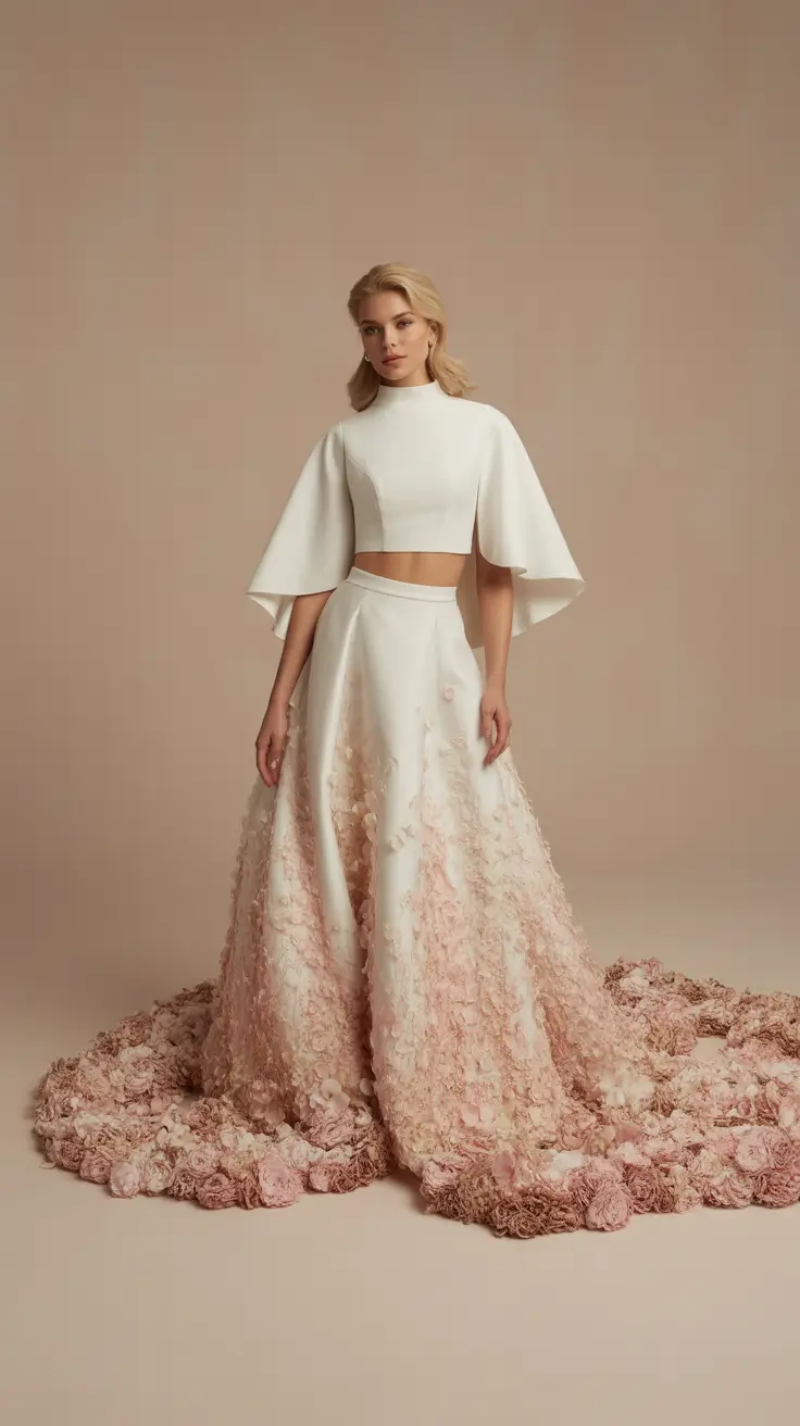 new york outfits 2026 Romantic Volume with Floral Grace