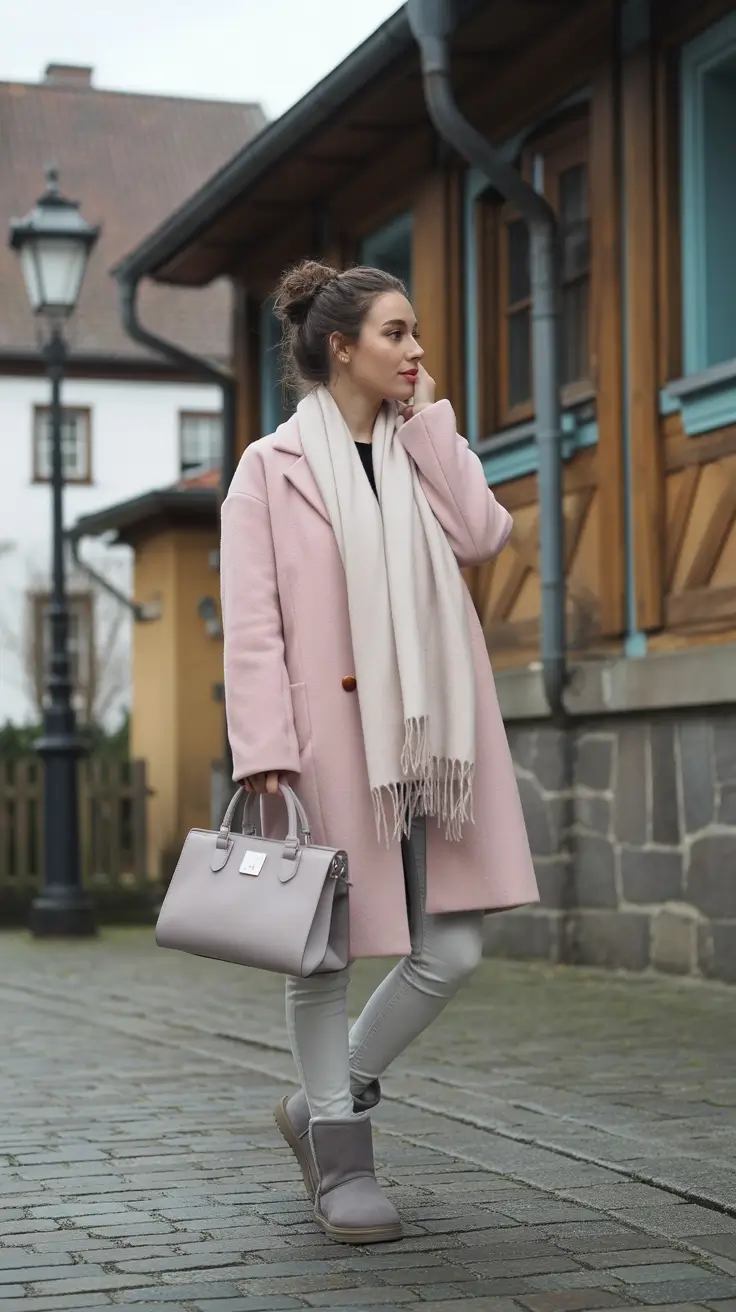 ugg outfits 2026 Soft Pink Sophistication