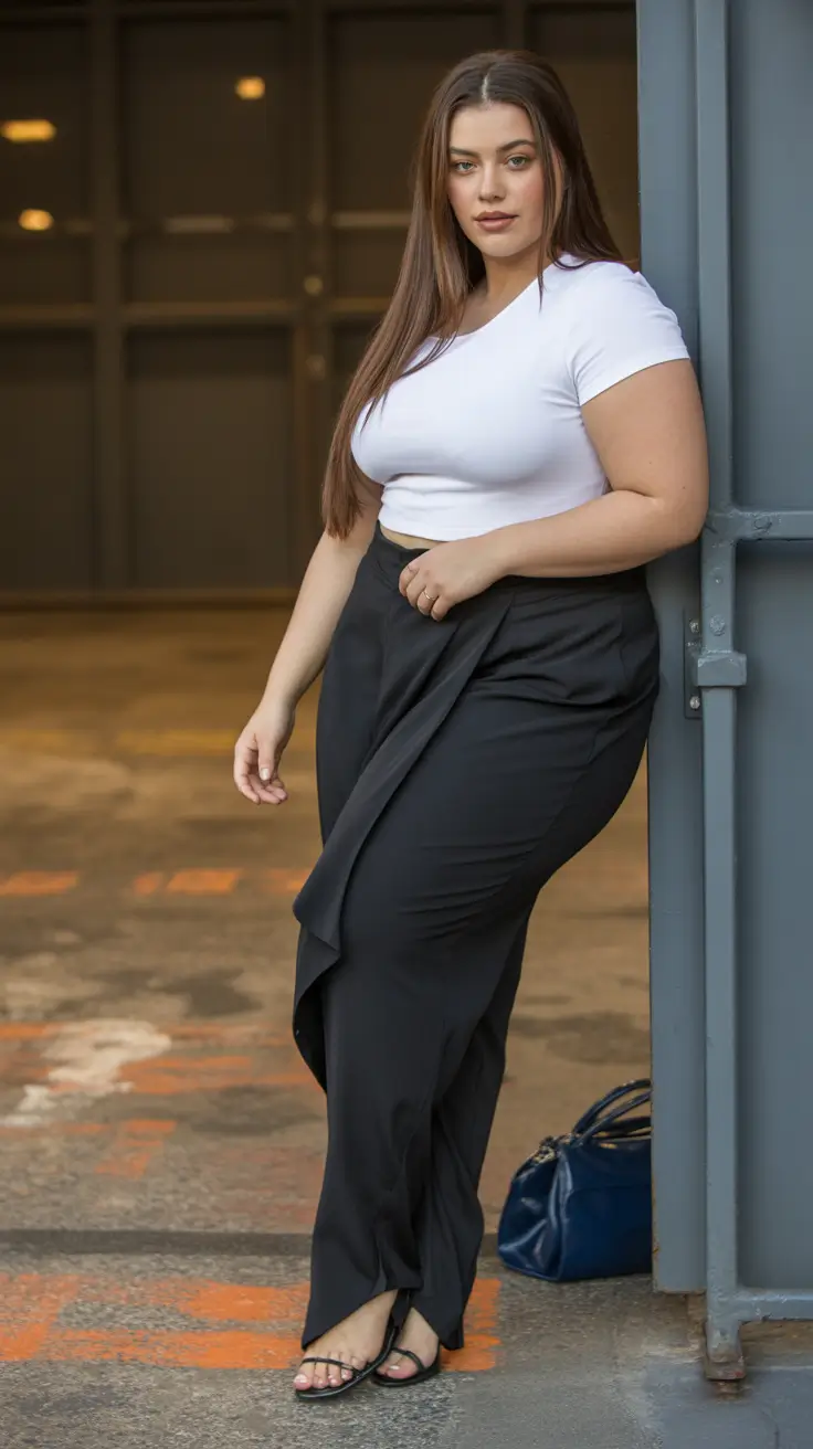 plus size outfits 2026 Effortless Night Ease