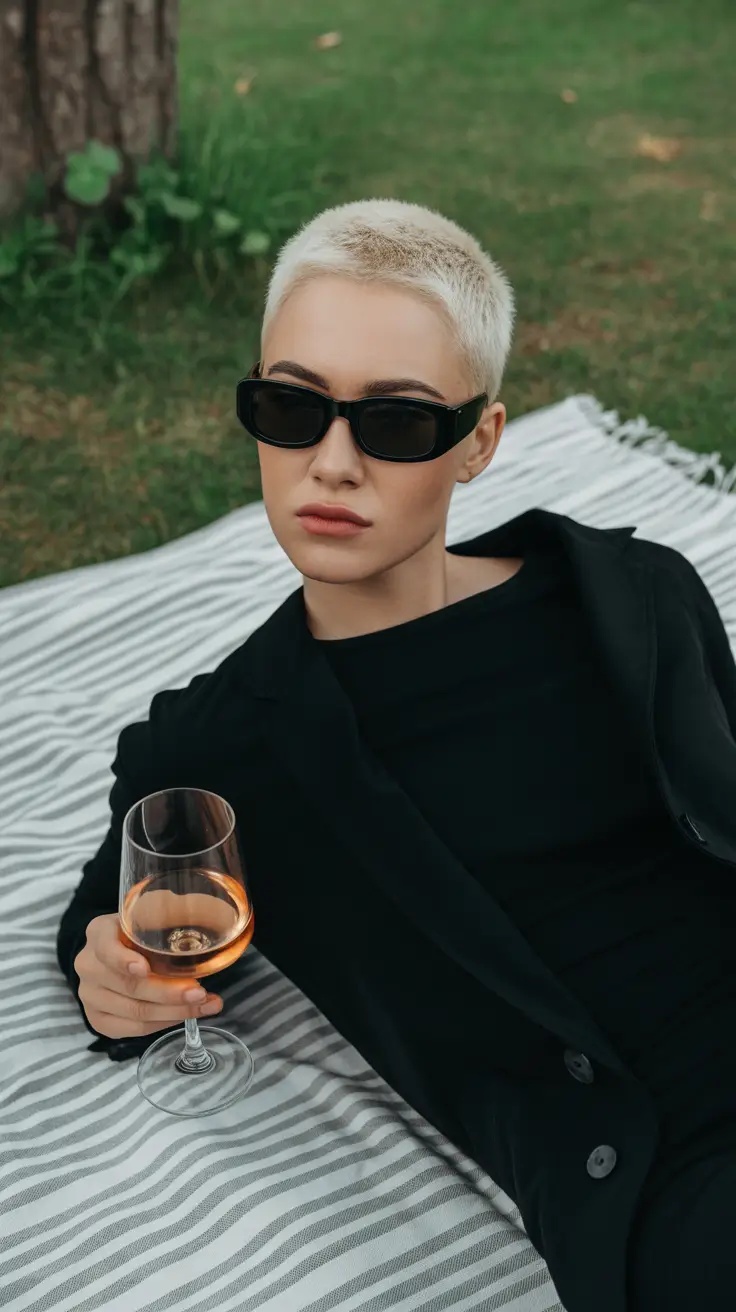 Edgy Pixie Cut with Blunt Ends for Women 2026