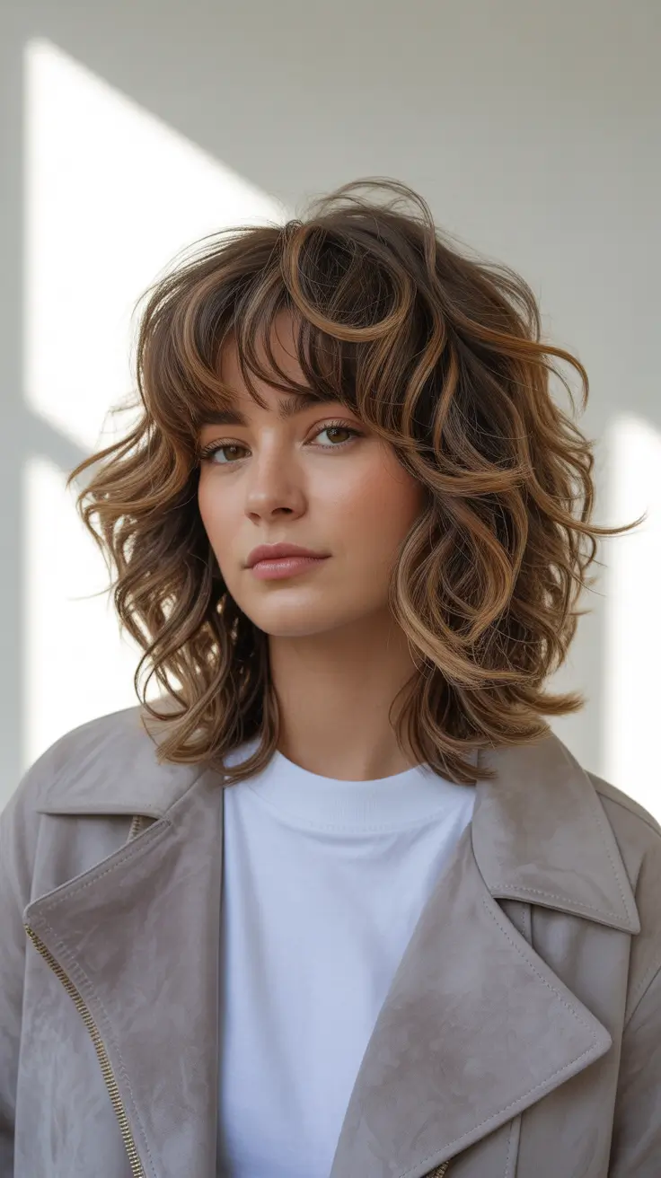 haircut for round face 2026 Effortless Tousled Lob