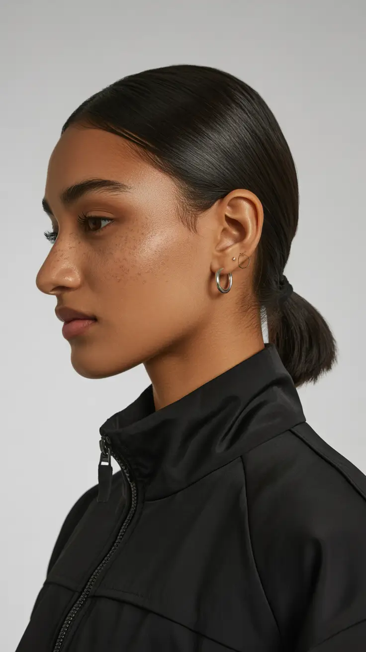 Sleek ponytail short hair 2026