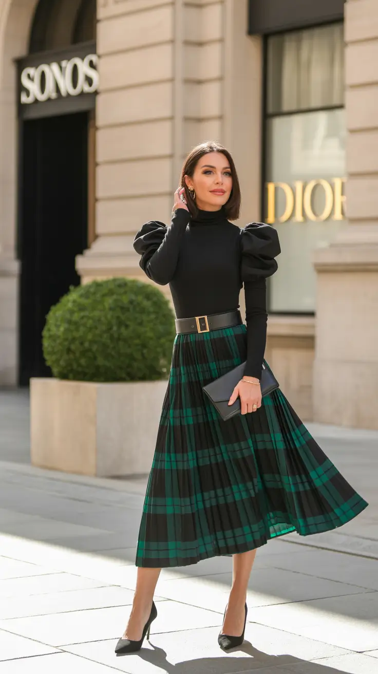 skirt outfits 2026 Classic Femininity with Modern Tailoring