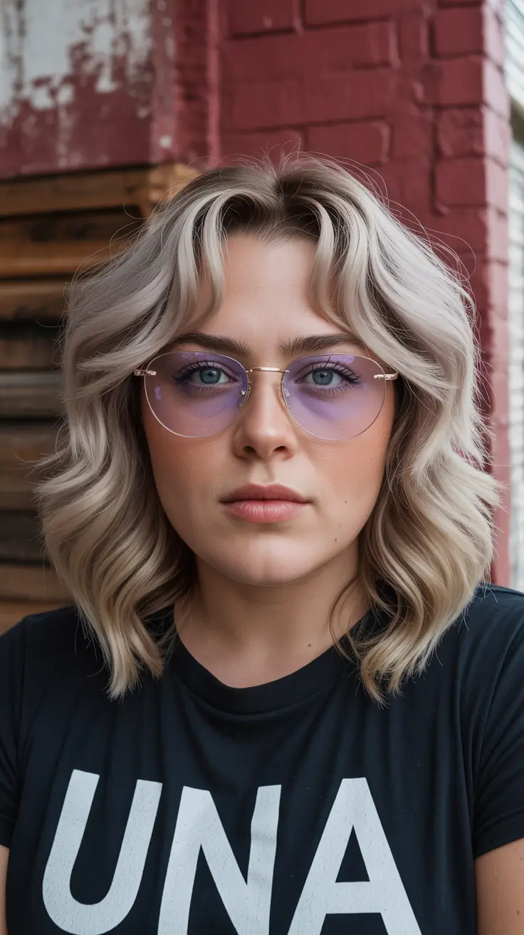 Haircuts for Plus Size Women 2026 Silver Waves with Soft Volume and Attitude