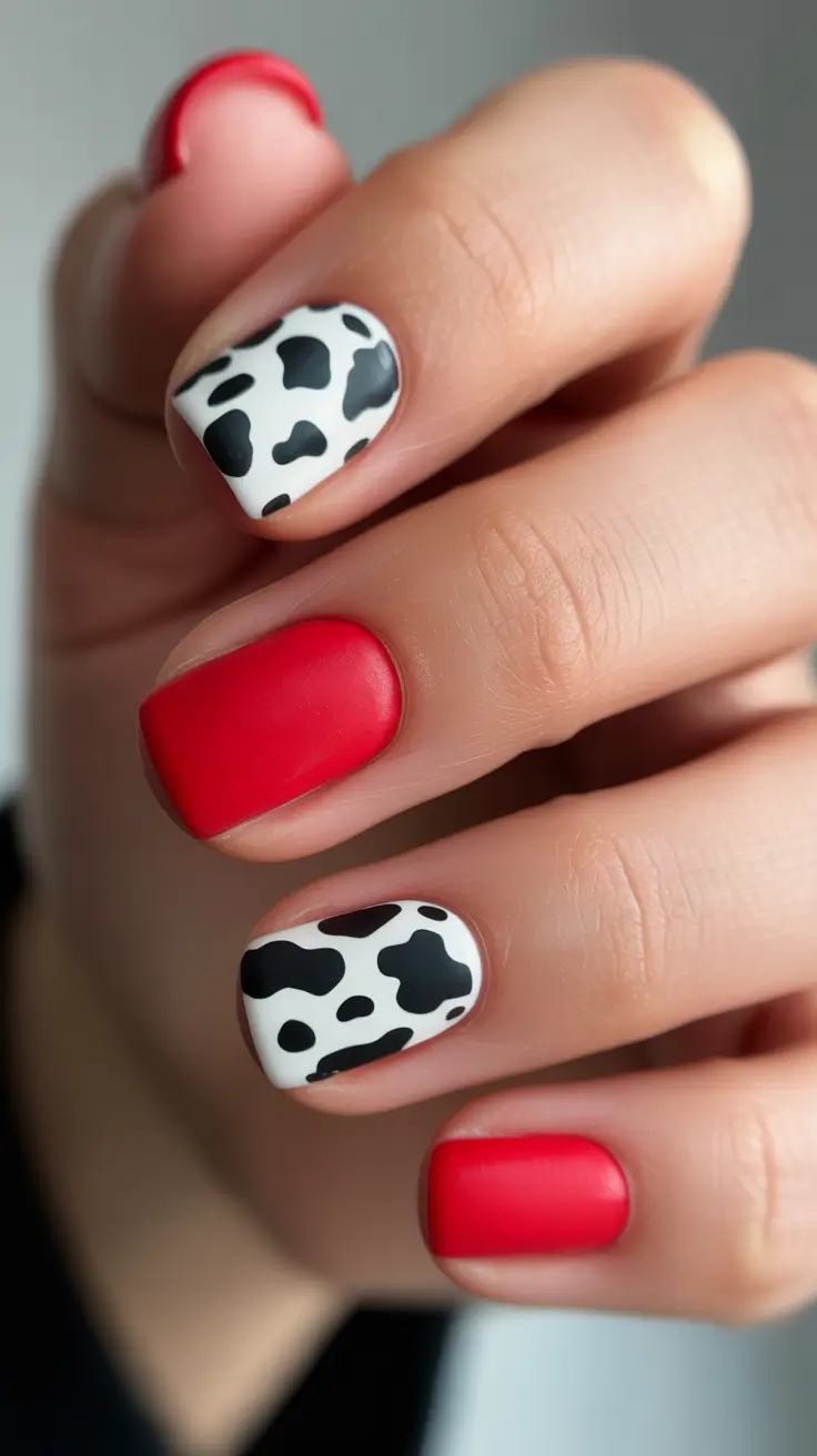 Square Nails Inspiration 2026 Red Art