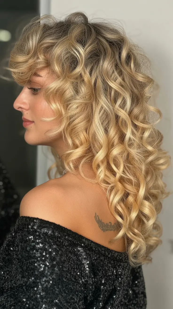 Curly hairstyle 2026 Hollywood Glam