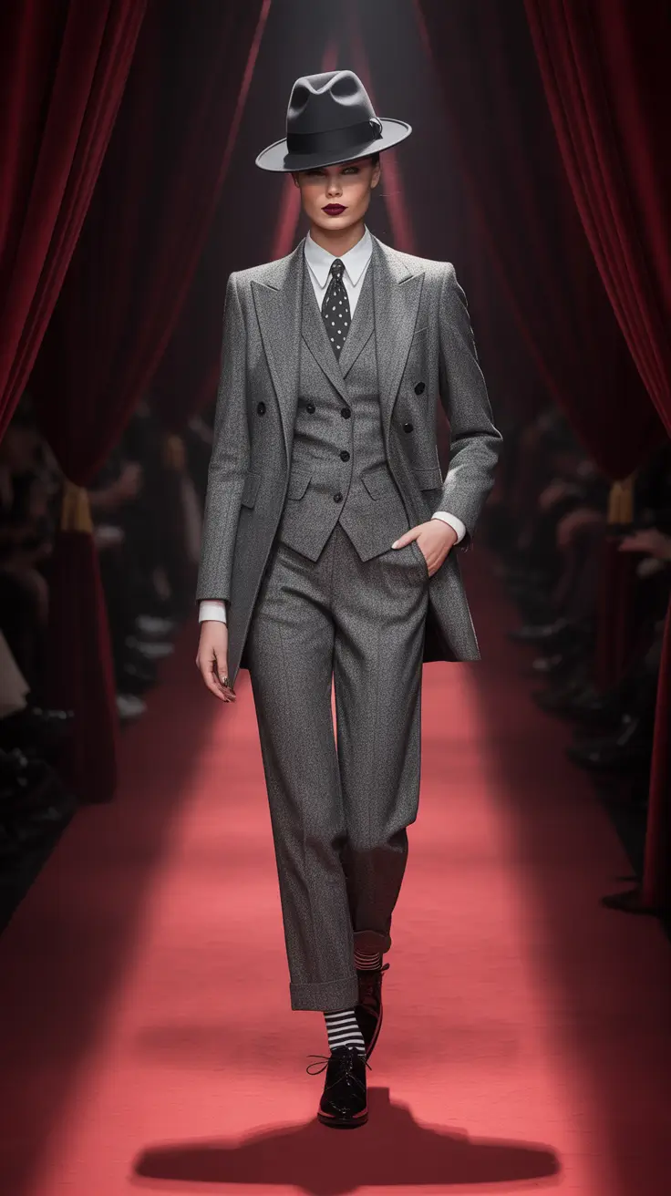 formal outfits for women 2026 Modern Power with Vintage Charm