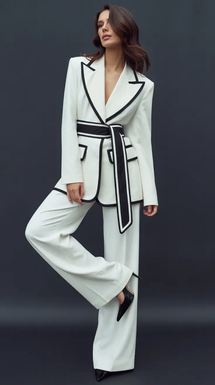 formal outfits for women 2026 Monochrome Precision Style