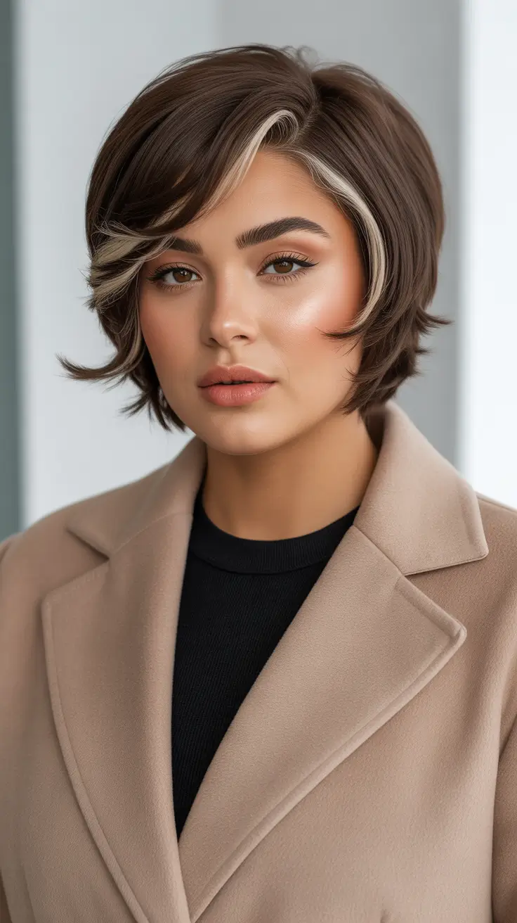 Haircuts for Chubby Faces 2026 Layered Pixie Mullet Revival