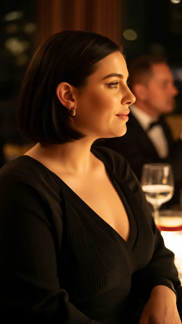 Haircuts for Chubby Faces 2026 Classic Sleek Bob