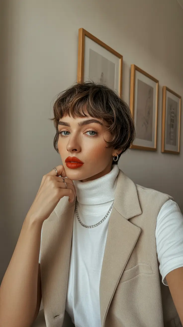 trendy Haircuts 2026 Short Wolf Cut