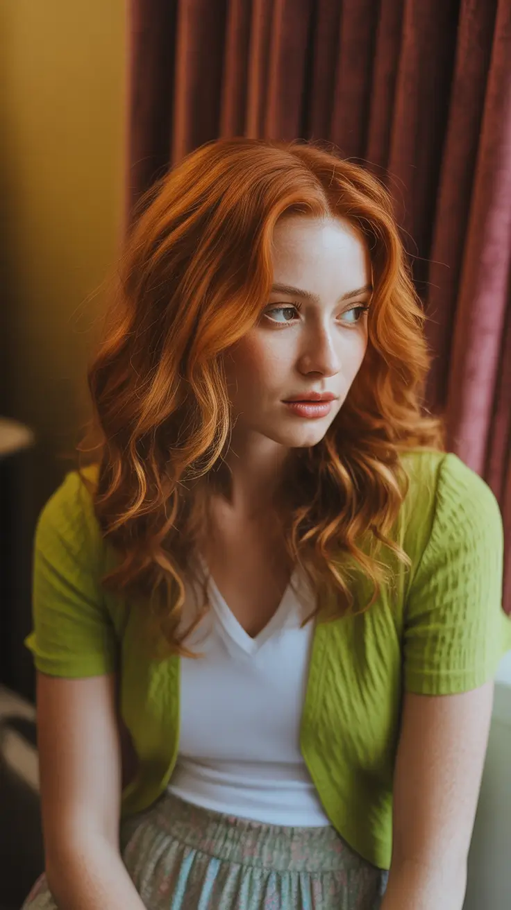 Trendy Haircuts 2026 Copper Medium Hair