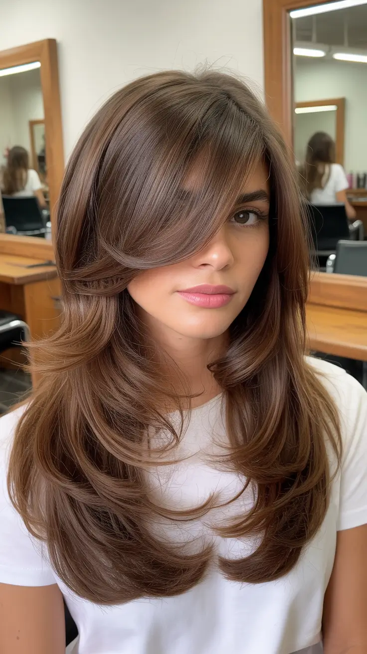 Trendy Haircuts 2026 Long Hair Bangs