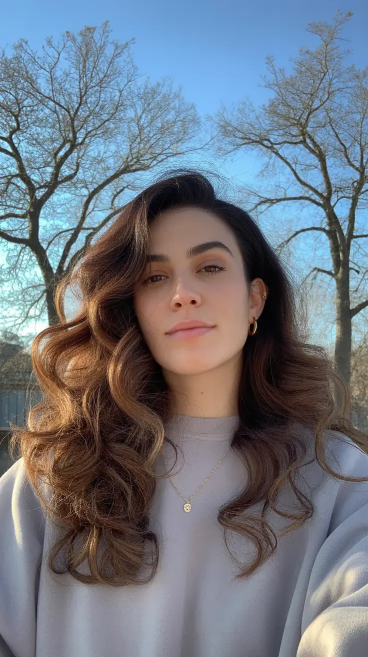 trendy Haircuts 2026 Soft Volume Waves with Natural Glow