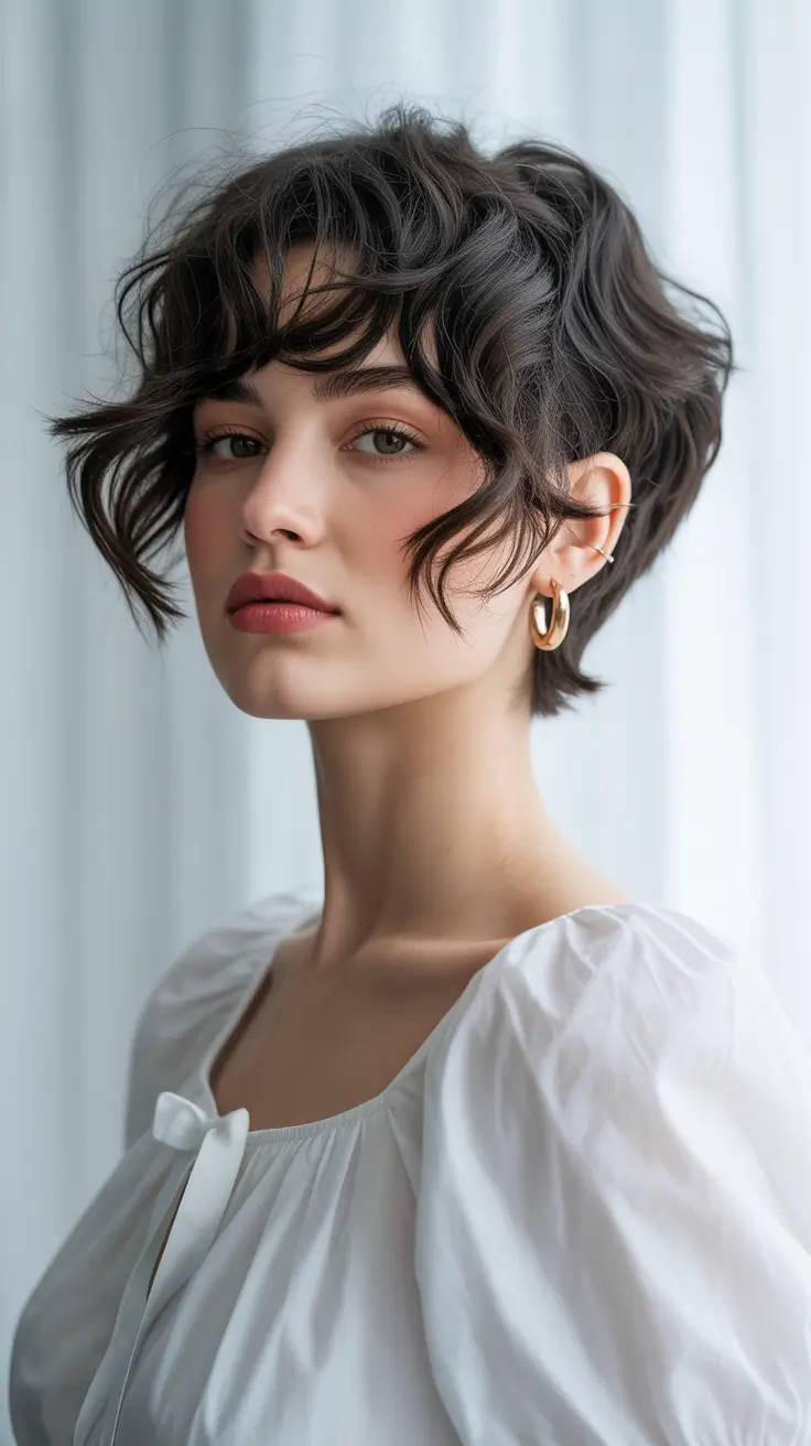 trendy haircuts 2026 Soft Tousled Bob