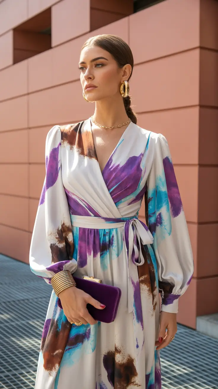 wedding guest outfits 2026 Watercolor Grace