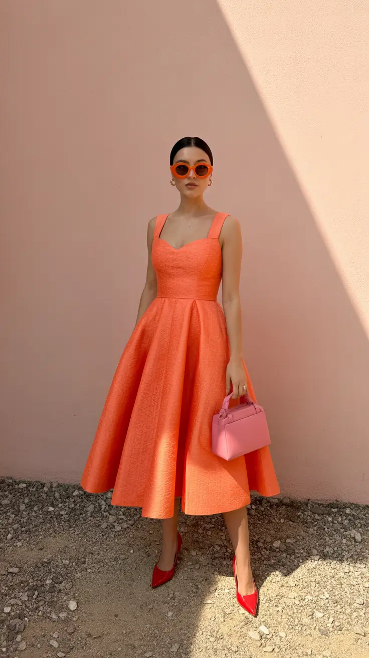 wedding guest outfits 2026 Sunset Muse The Citrus Revival